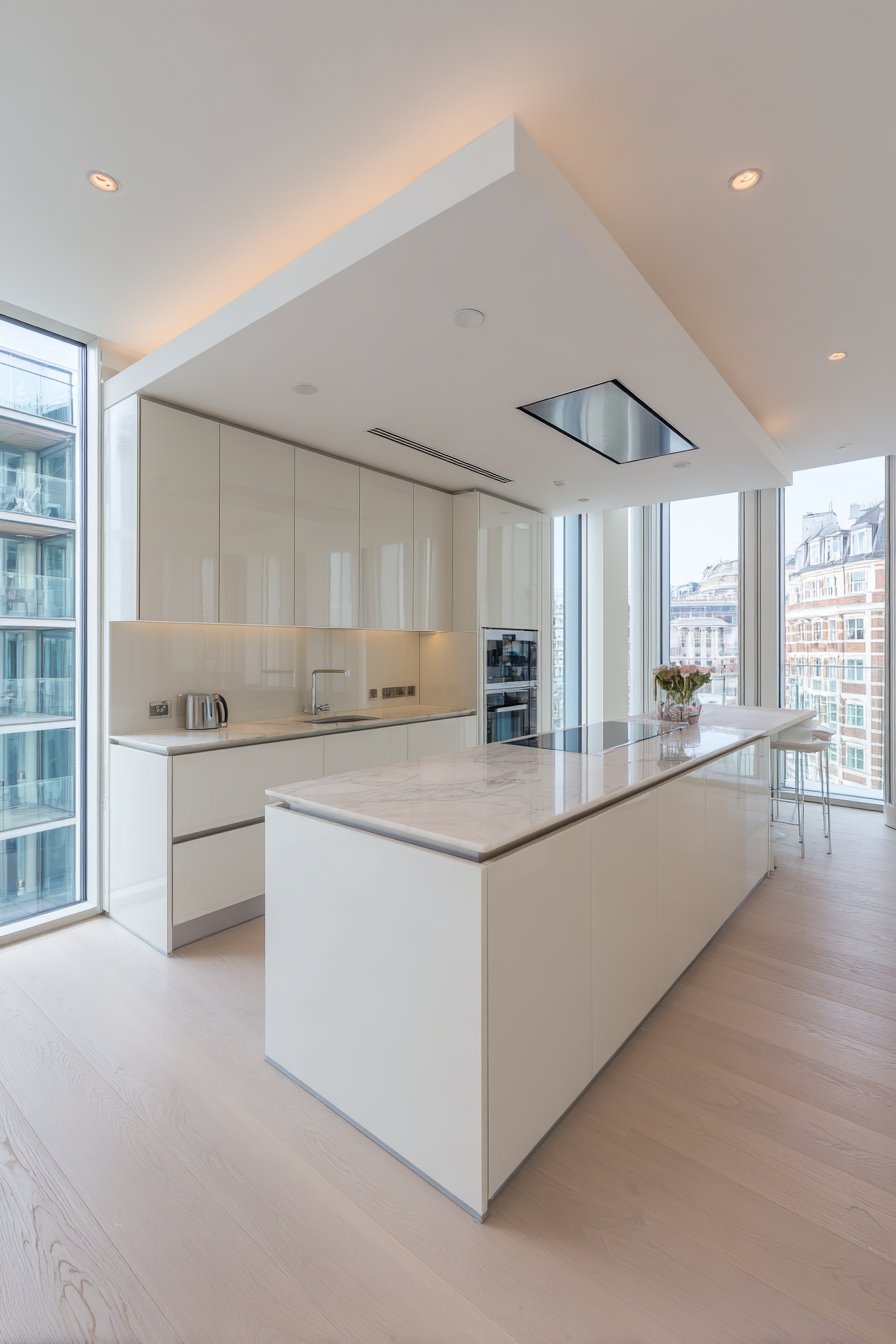 Modern Farmhouse with Floating Shelves