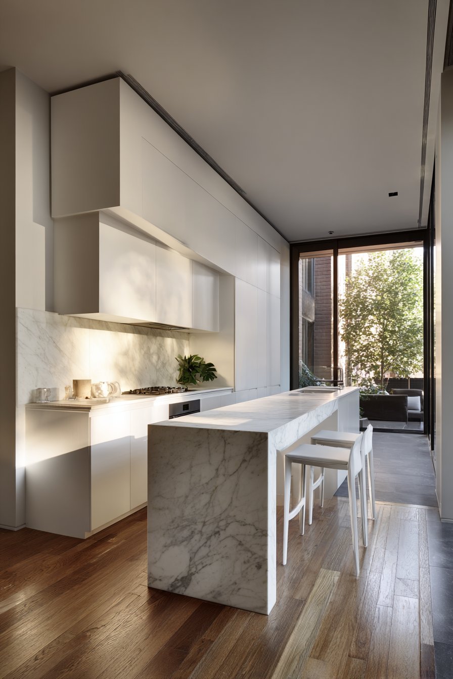 Modern Farmhouse with Floating Shelves