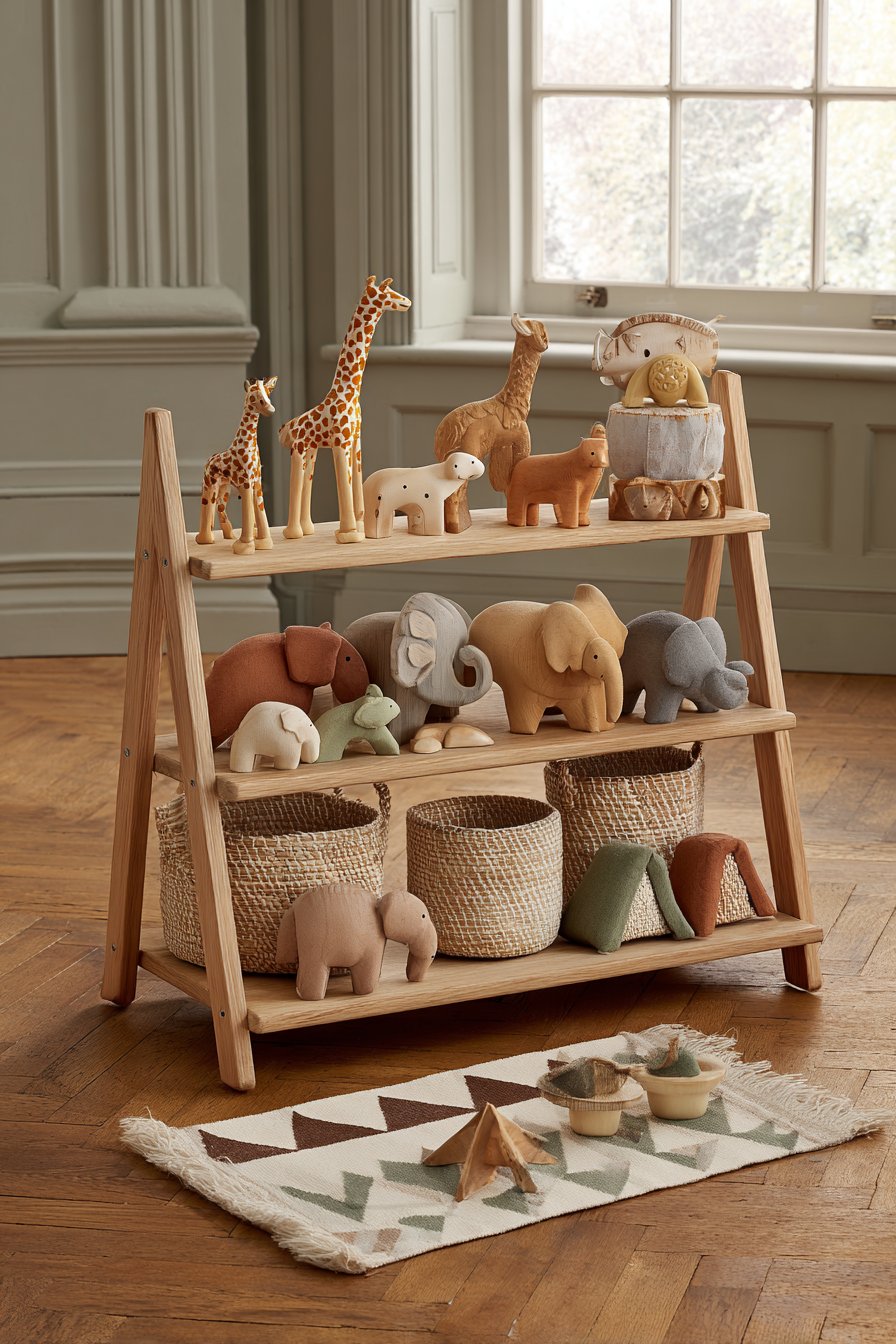 Montessori-Inspired Safari Play Corner