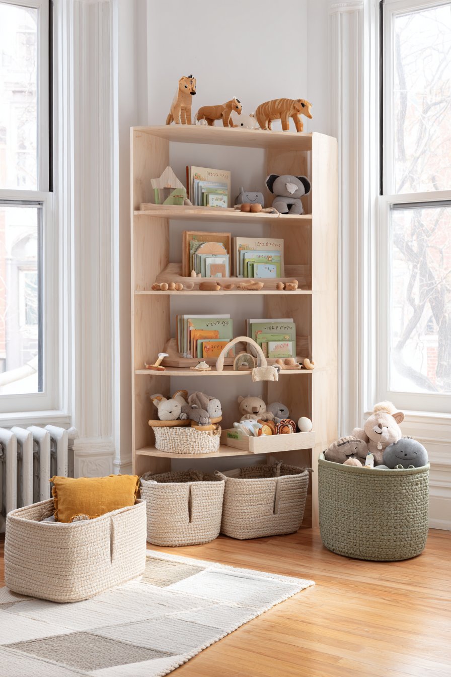 Montessori-Inspired Safari Play Corner