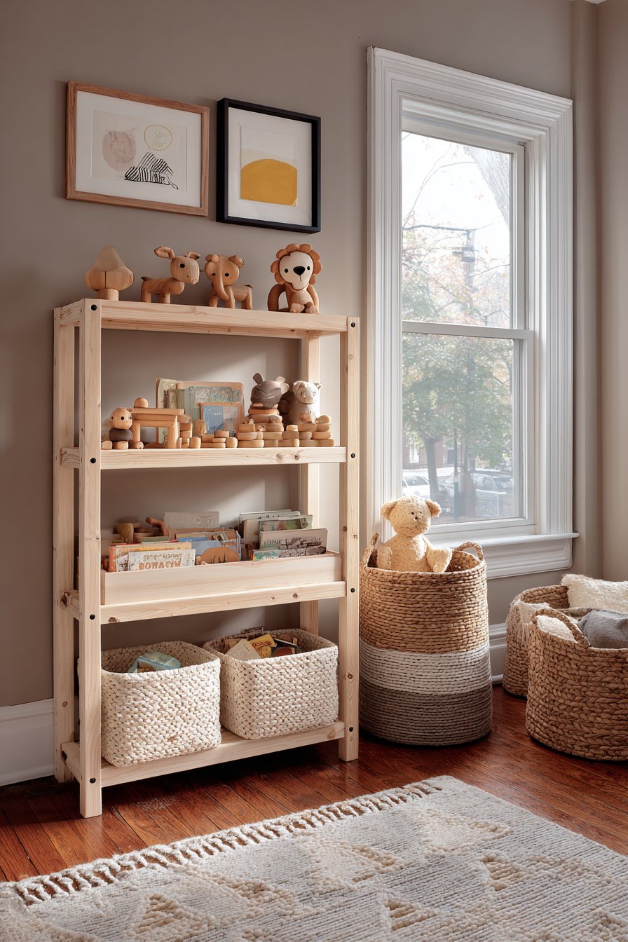 Montessori-Inspired Safari Play Corner