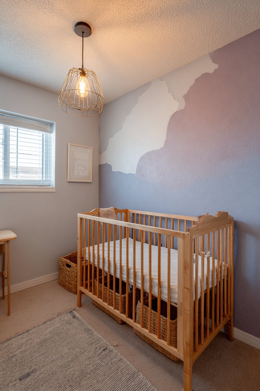 Watercolor Galaxy Feature Wall