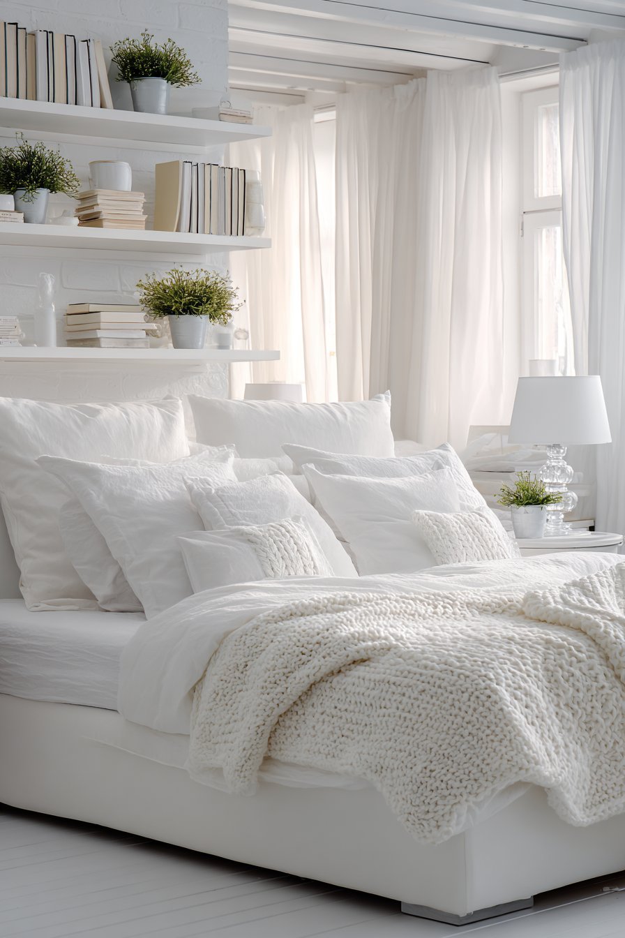 Monochromatic White Color Scheme