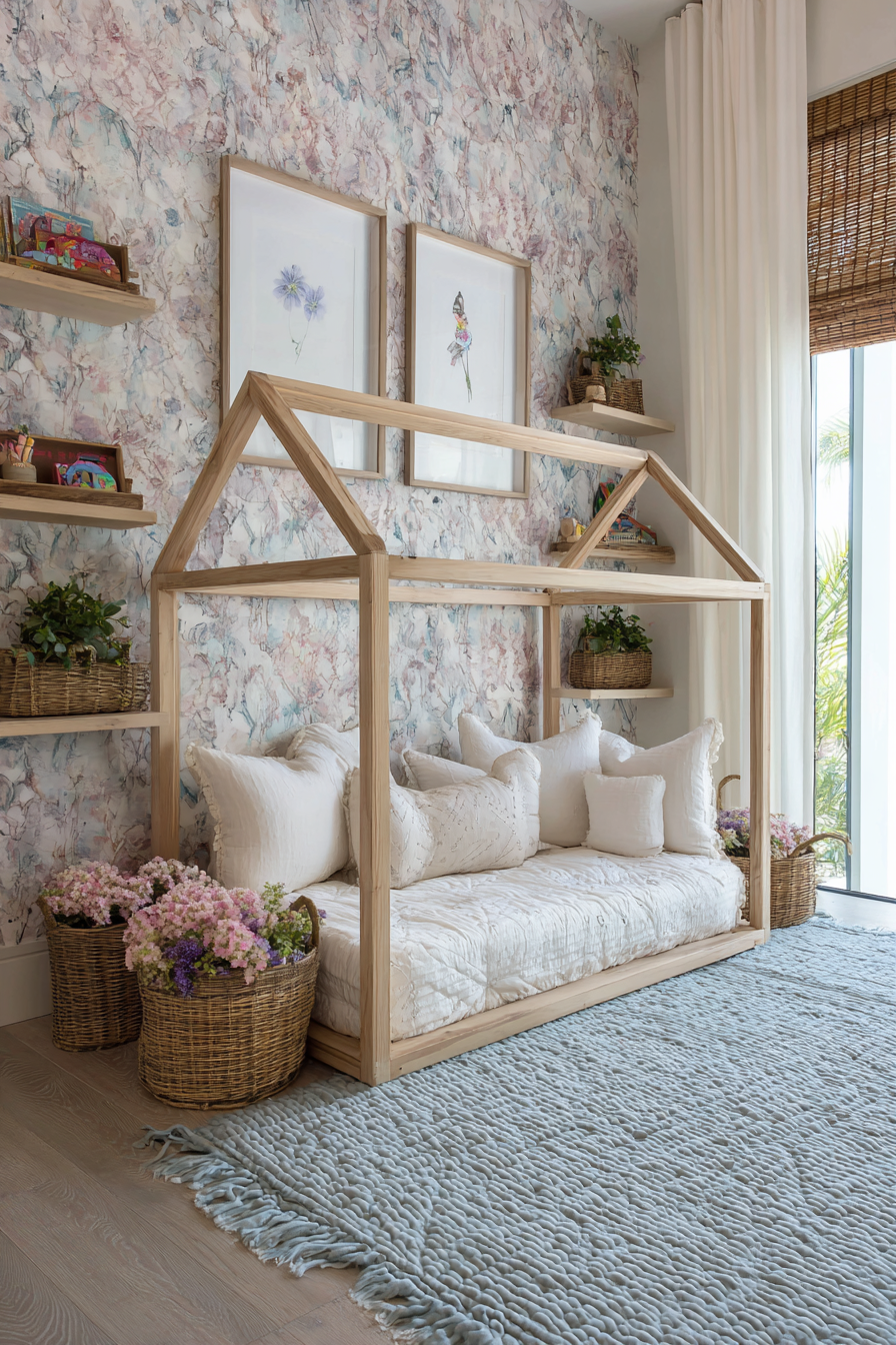 Woodland Wonderland with Muted Watercolor Creatures