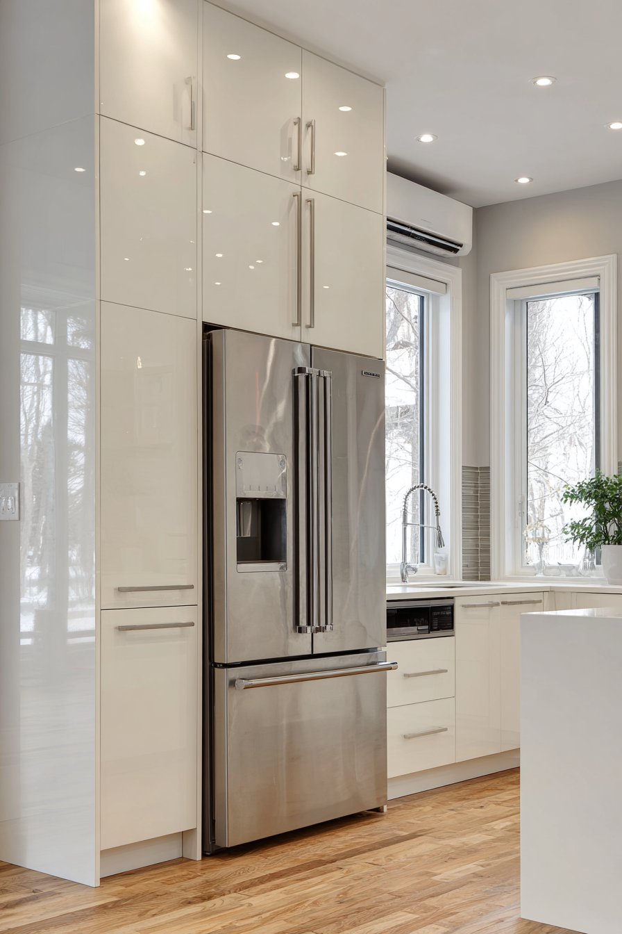 Contemporary White Lacquer Brilliance