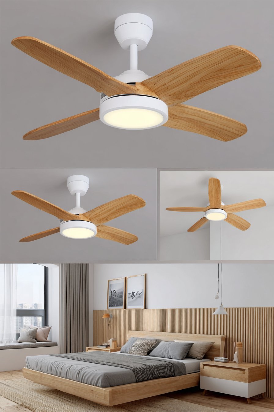 Ceiling Fan with Integrated LED Lighting