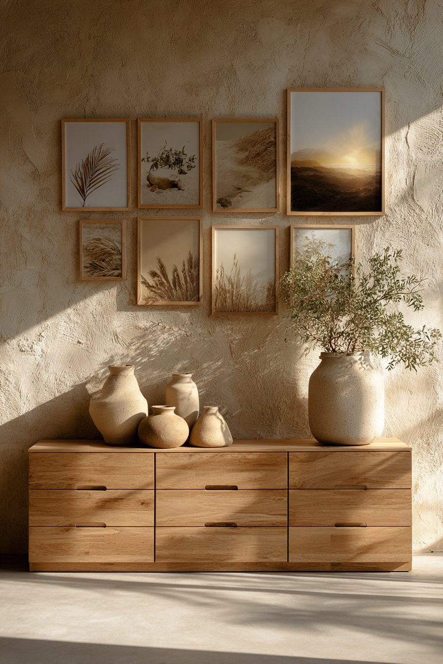 Warm Gallery Wall Composition