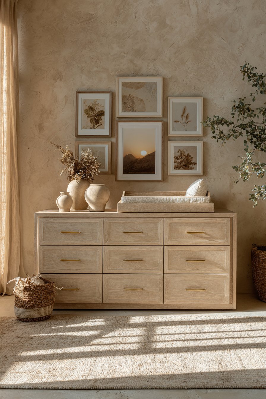 Warm Gallery Wall Composition