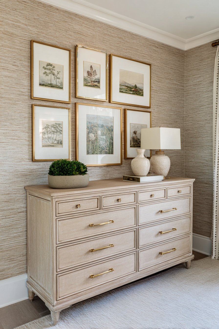 Warm Gallery Wall Composition