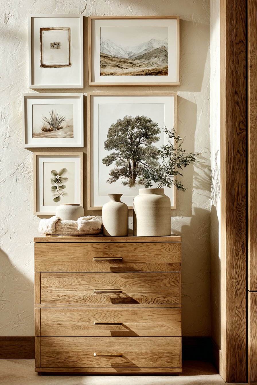 Warm Gallery Wall Composition