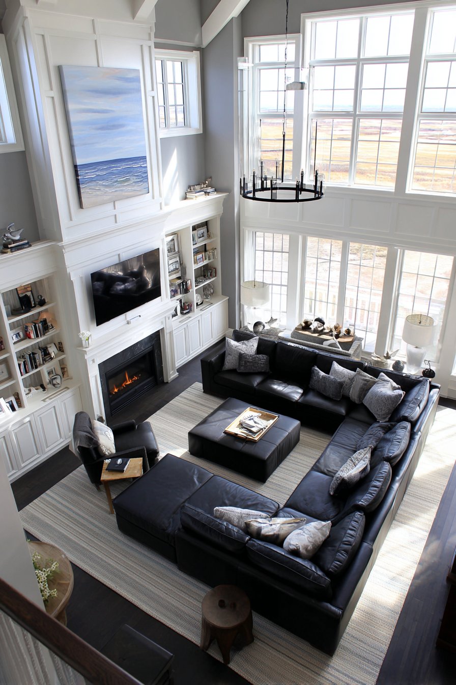 Transitional Sectional Comfort