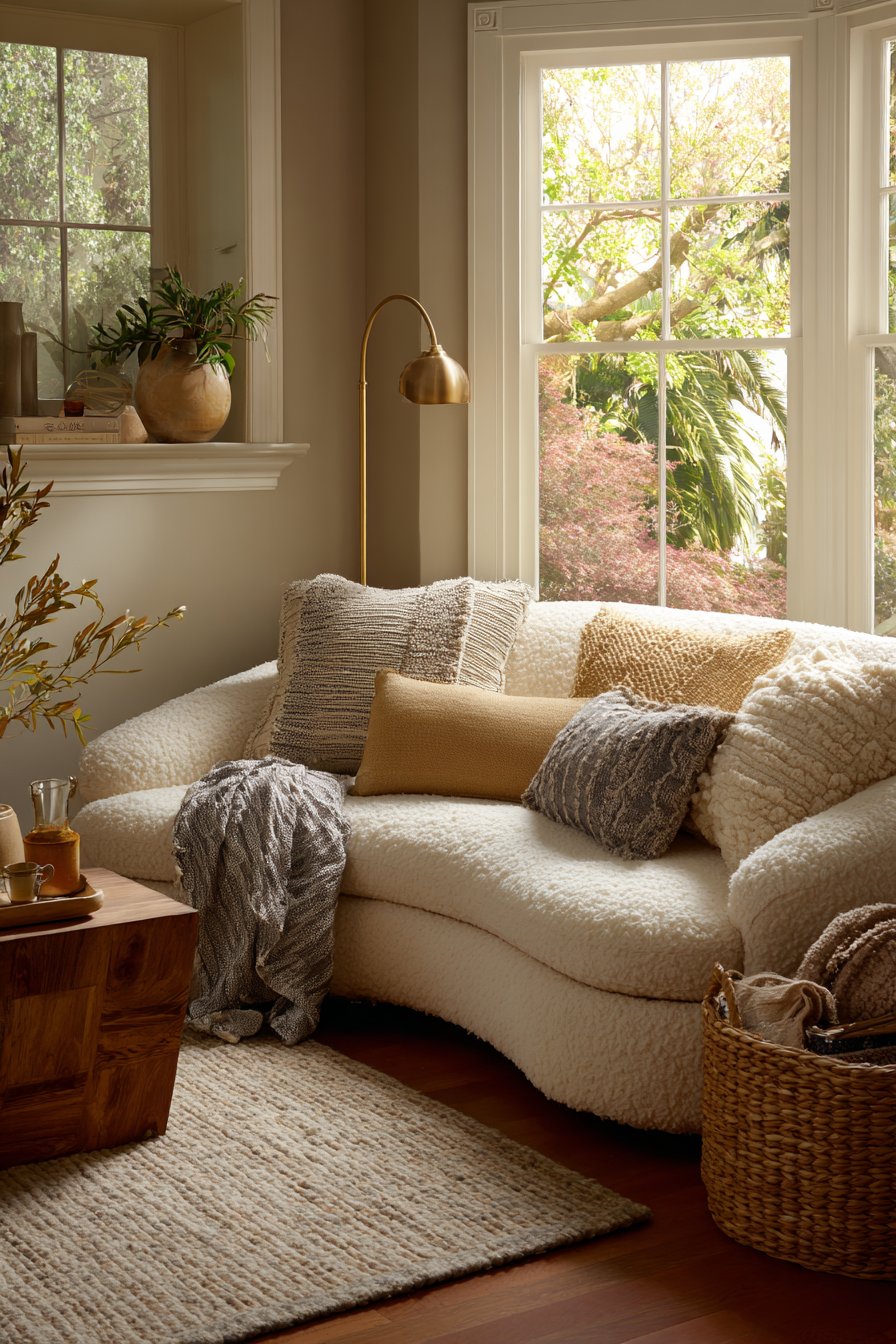 Curved Loveseat Corner