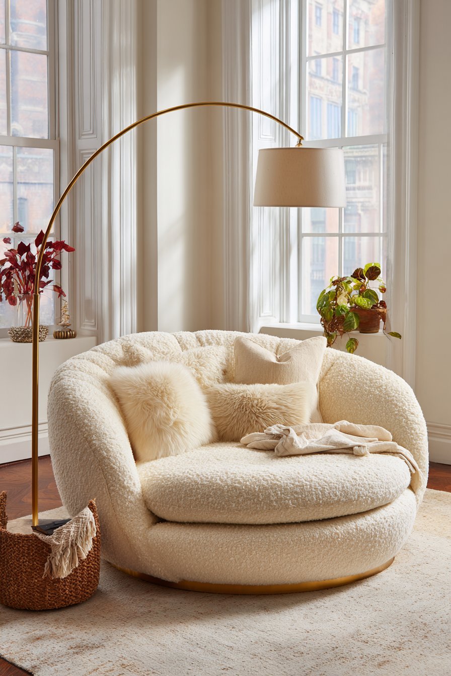 Curved Loveseat Corner