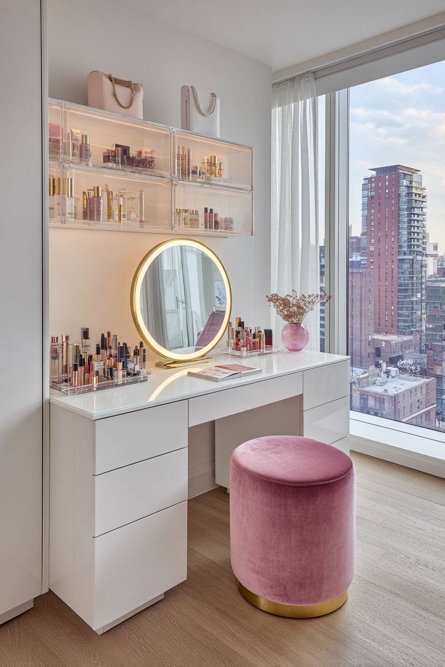 Glamorous Vanity Station Setup