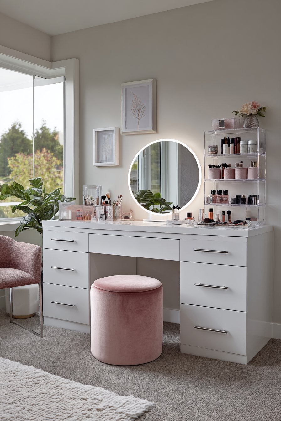 Glamorous Vanity Station Setup