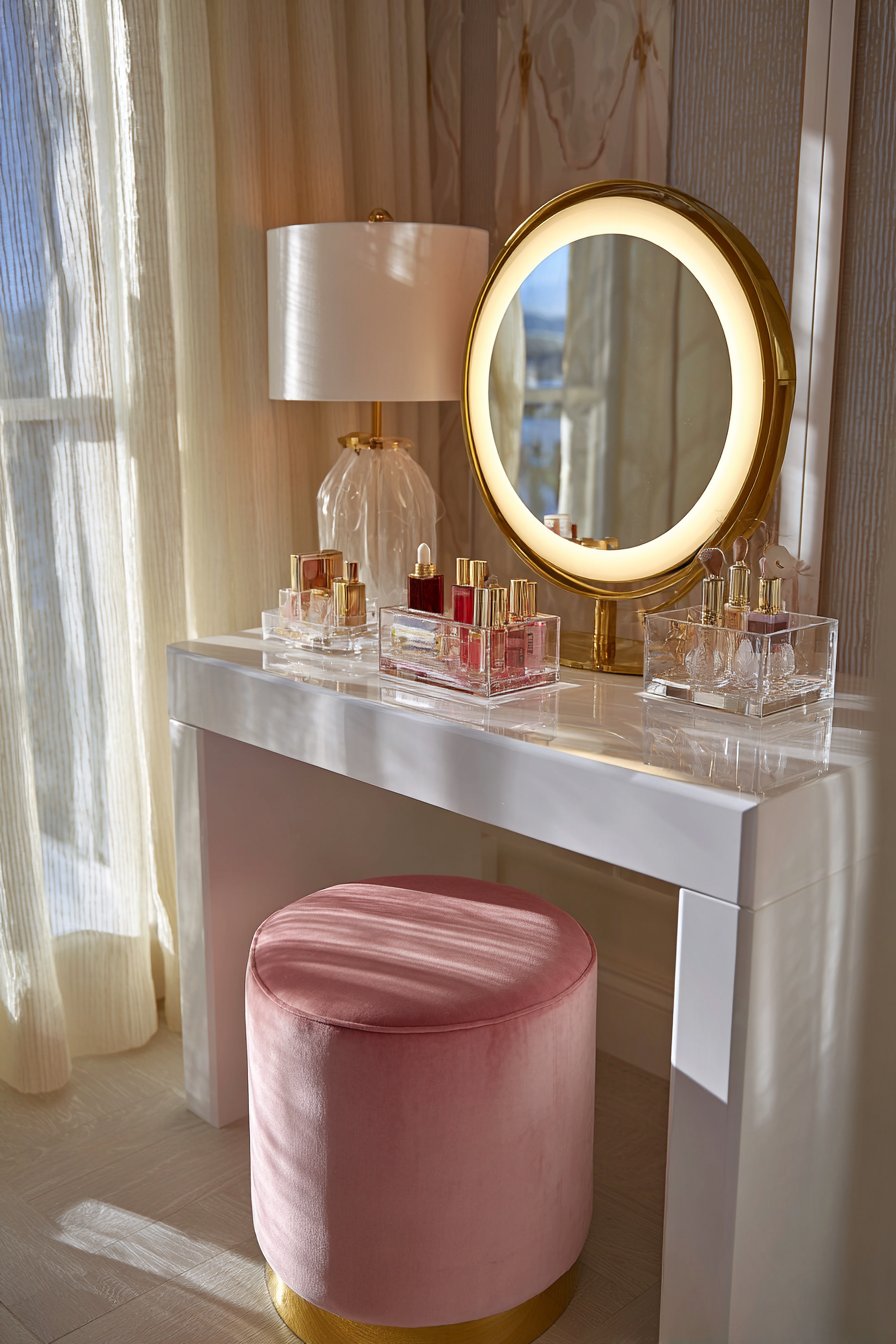 Glamorous Vanity Station Setup