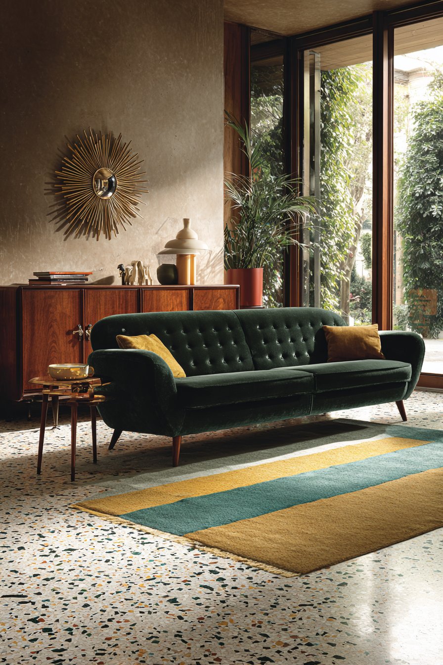 Mid-Century Modern Jewel Tone