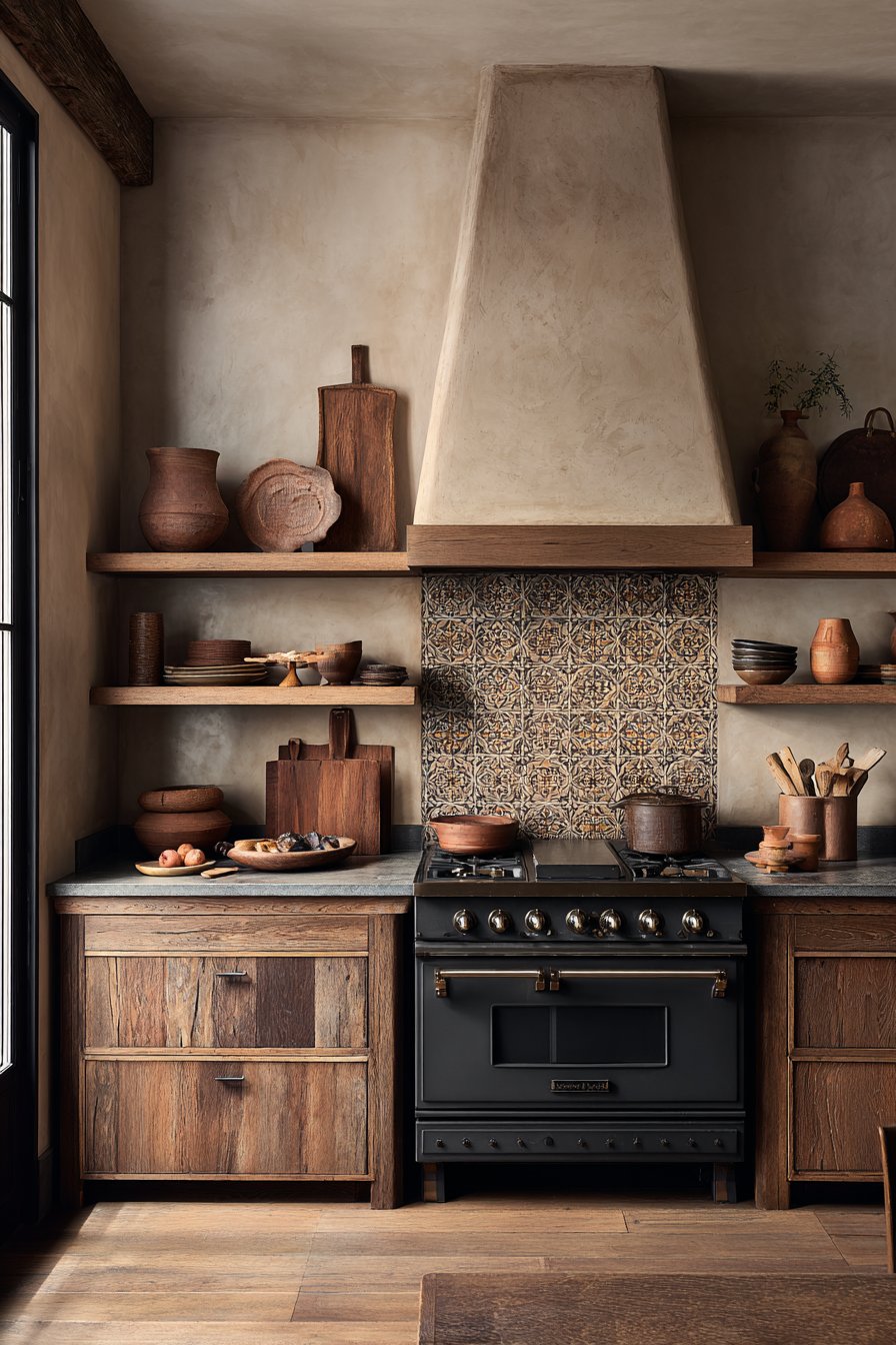 Textured Range Hood Statement