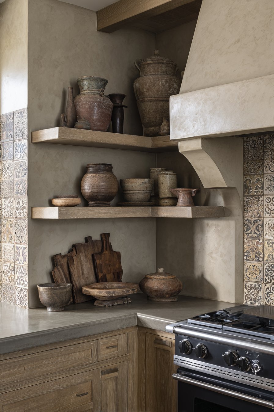 Textured Range Hood Statement