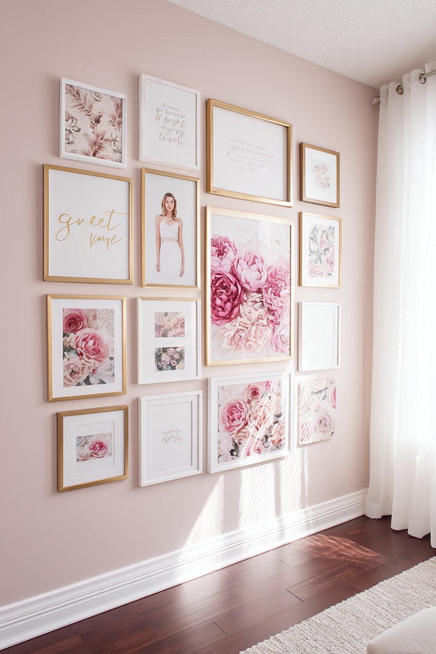 Curated Gallery Wall Display