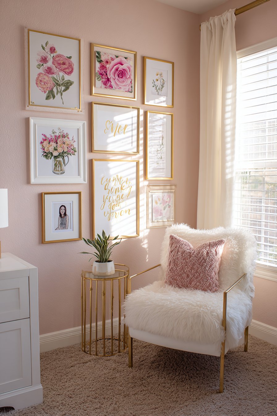 Curated Gallery Wall Display