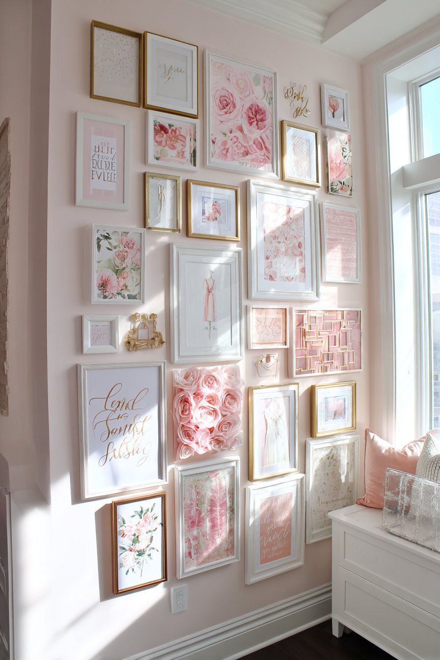 Curated Gallery Wall Display