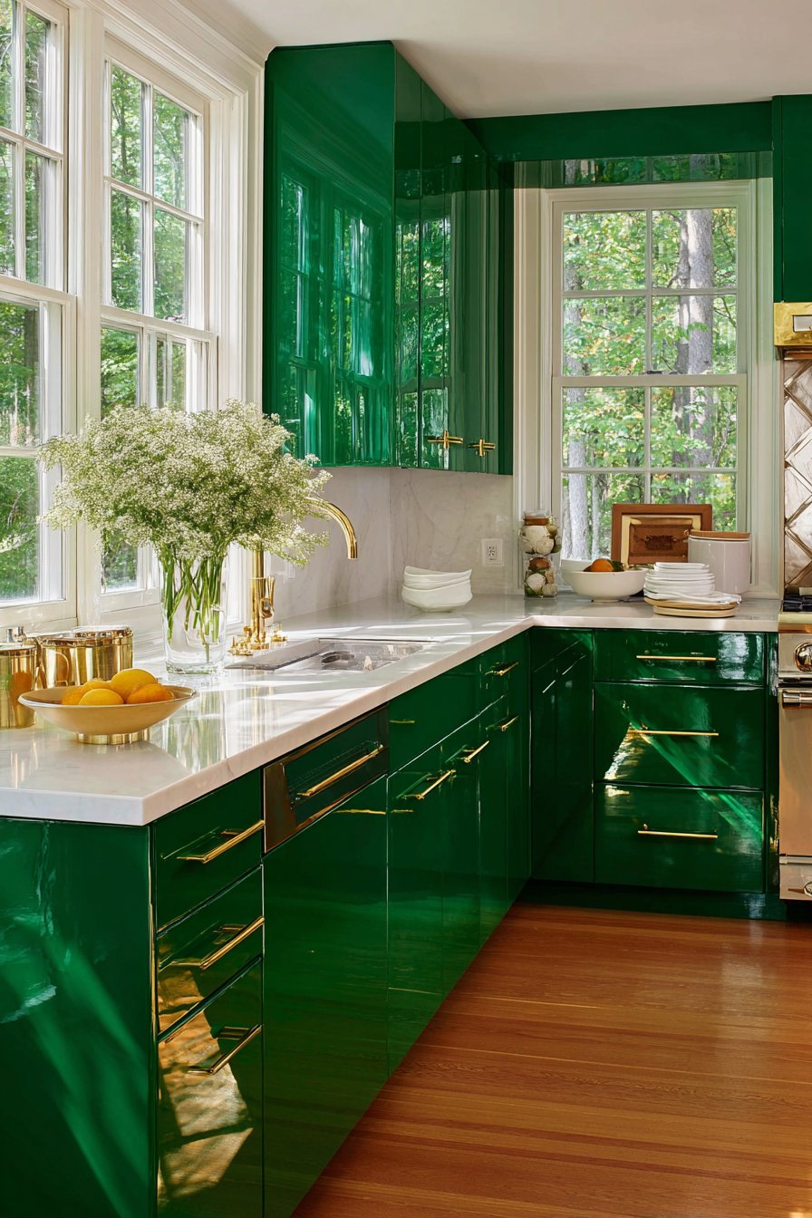 Emerald Green Statement Design