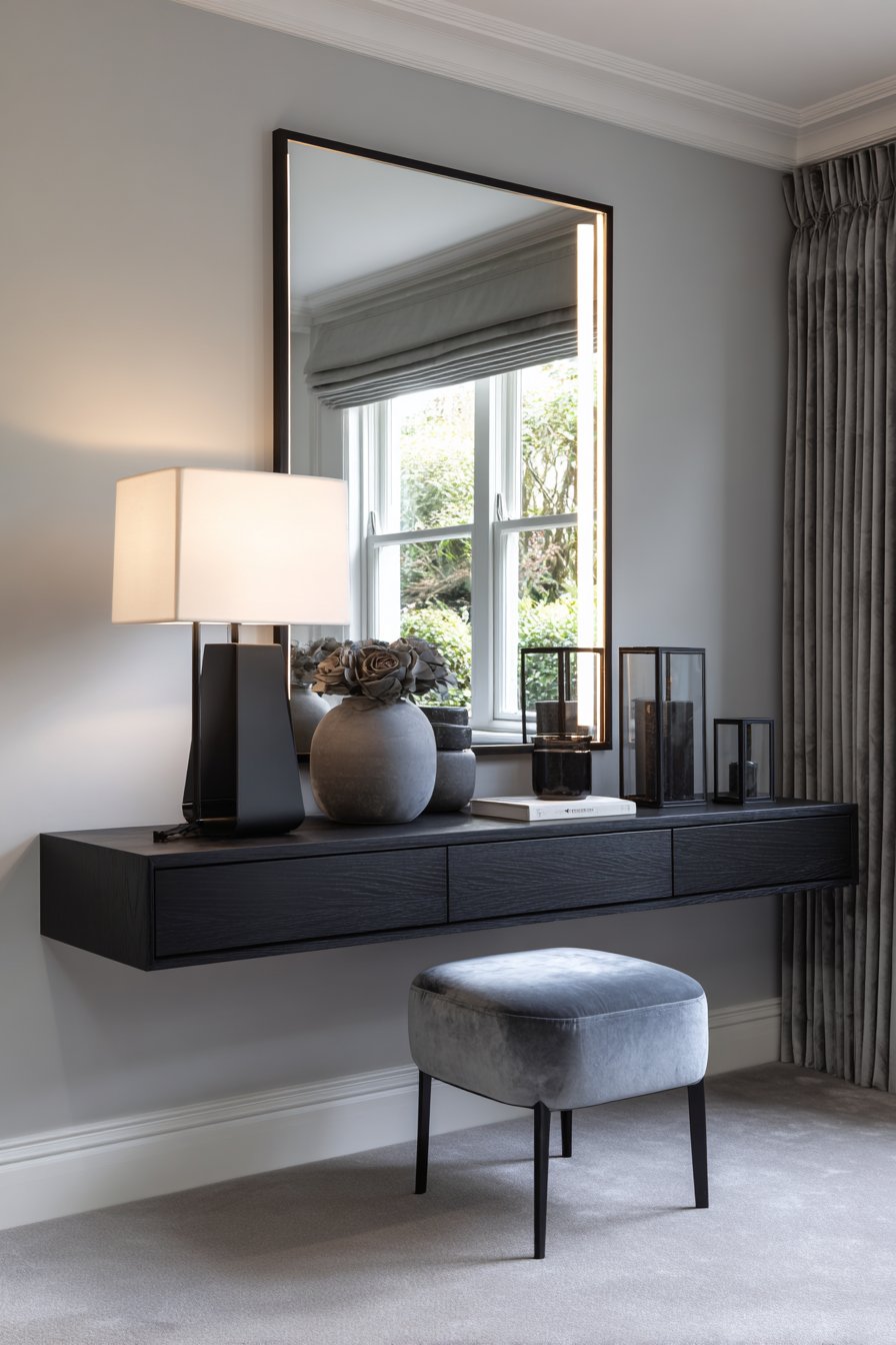 Minimalist Floating Vanity Station