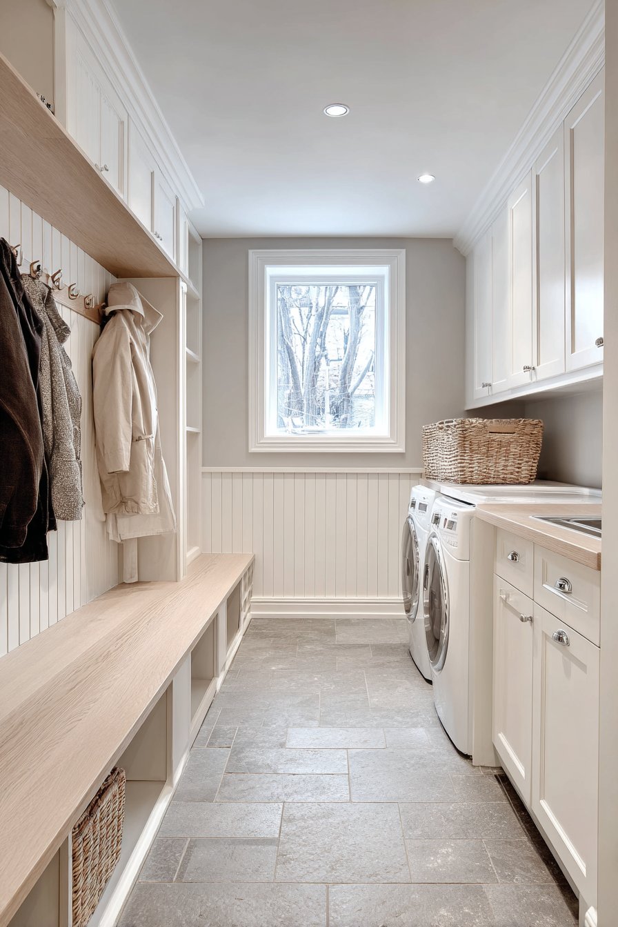 Mudroom Dual-Purpose Integration