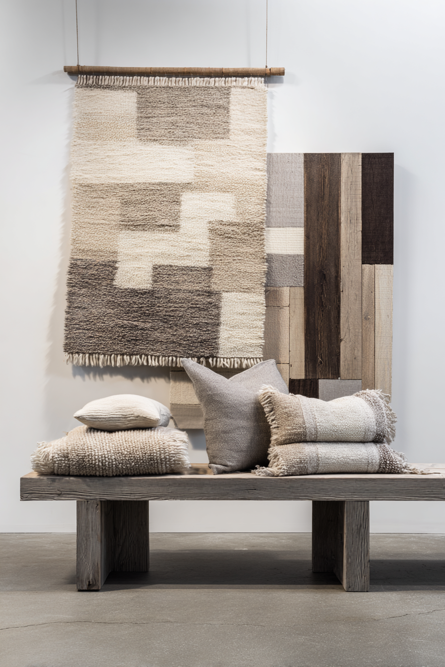 Textured Textile Collection Display