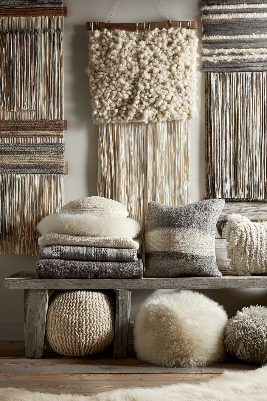 Textured Textile Collection Display