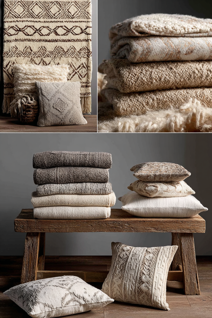 Textured Textile Collection Display