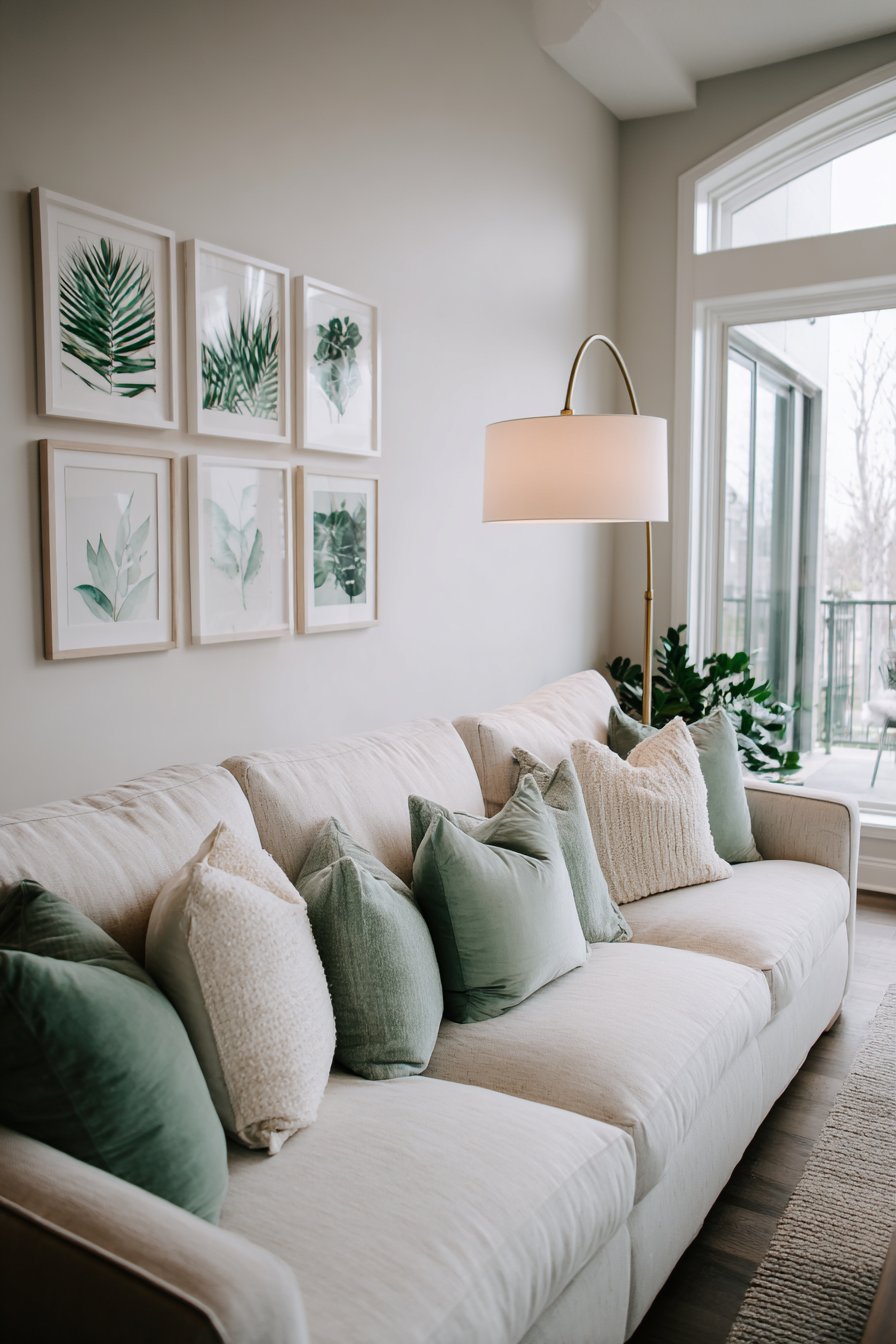 Artistic Botanical Gallery Wall