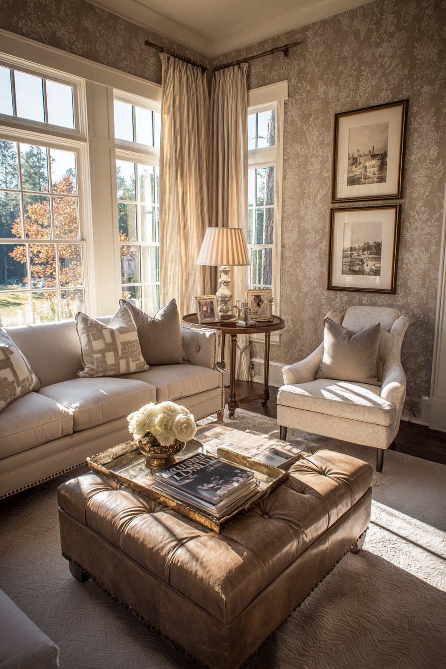 Facing Lawson Sofas Conversation