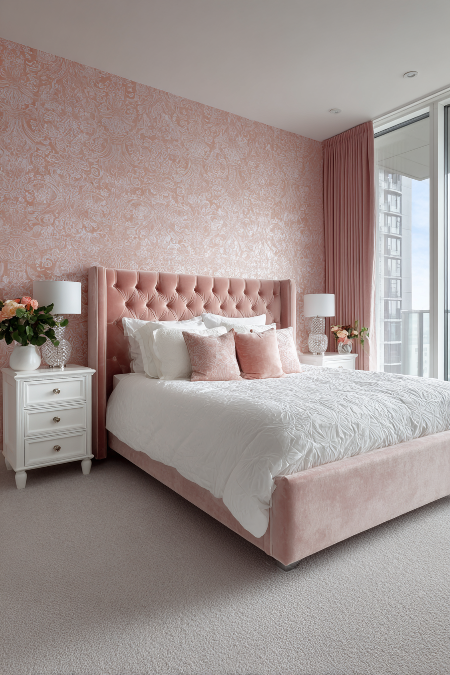 Textured Damask Wallpaper Luxury