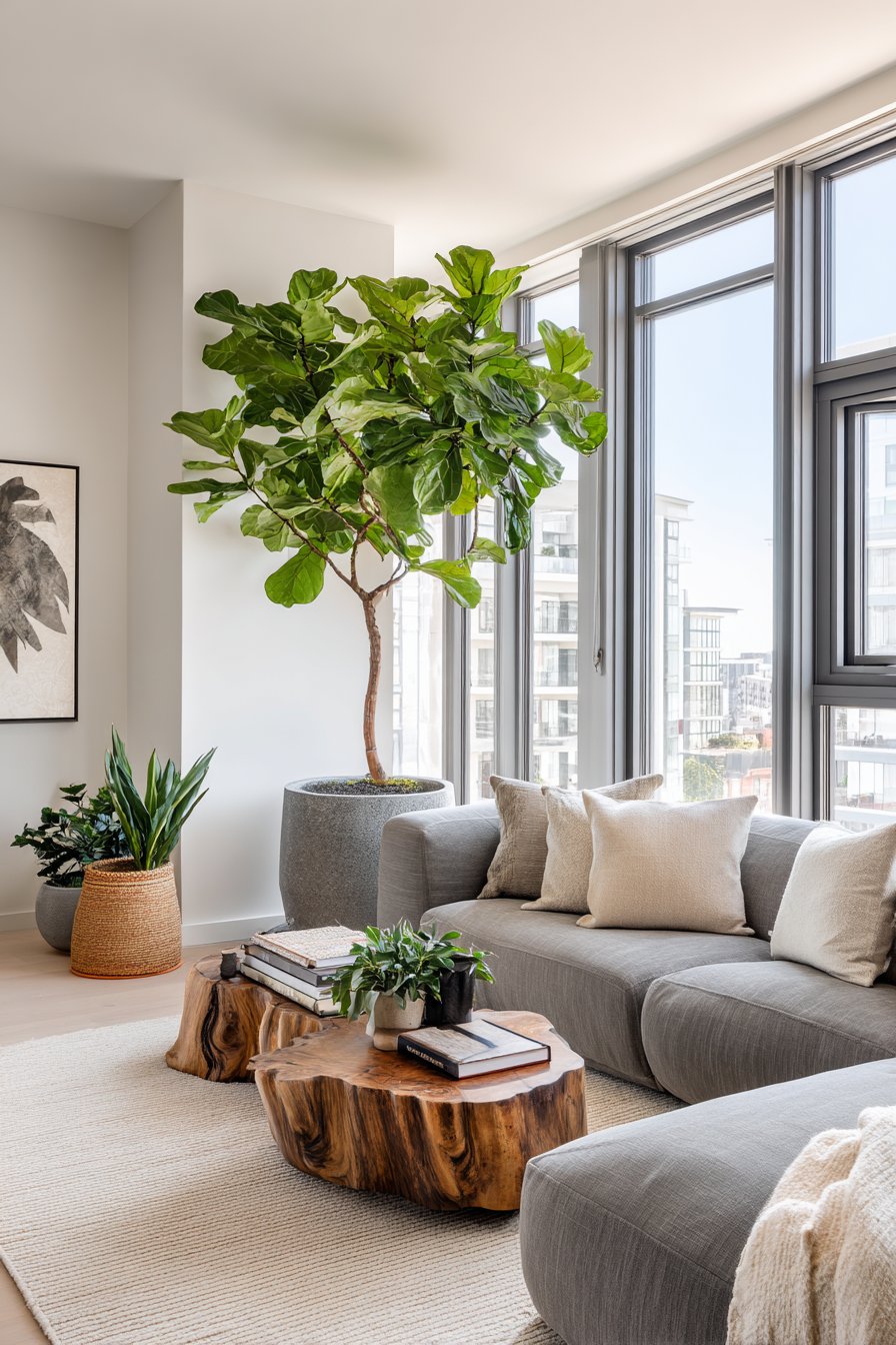 Indoor Tree as Living Sculpture