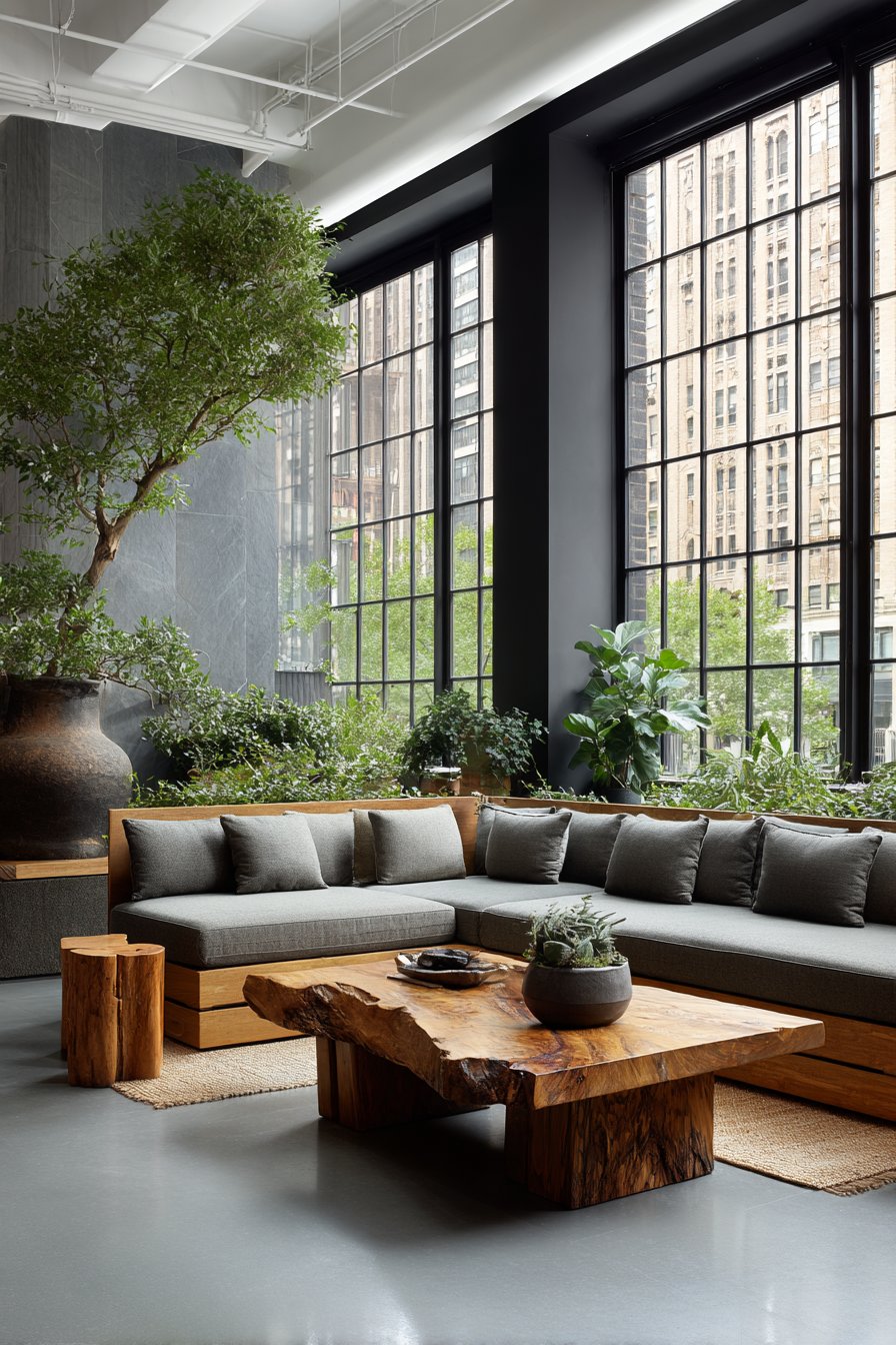 Indoor Tree as Living Sculpture