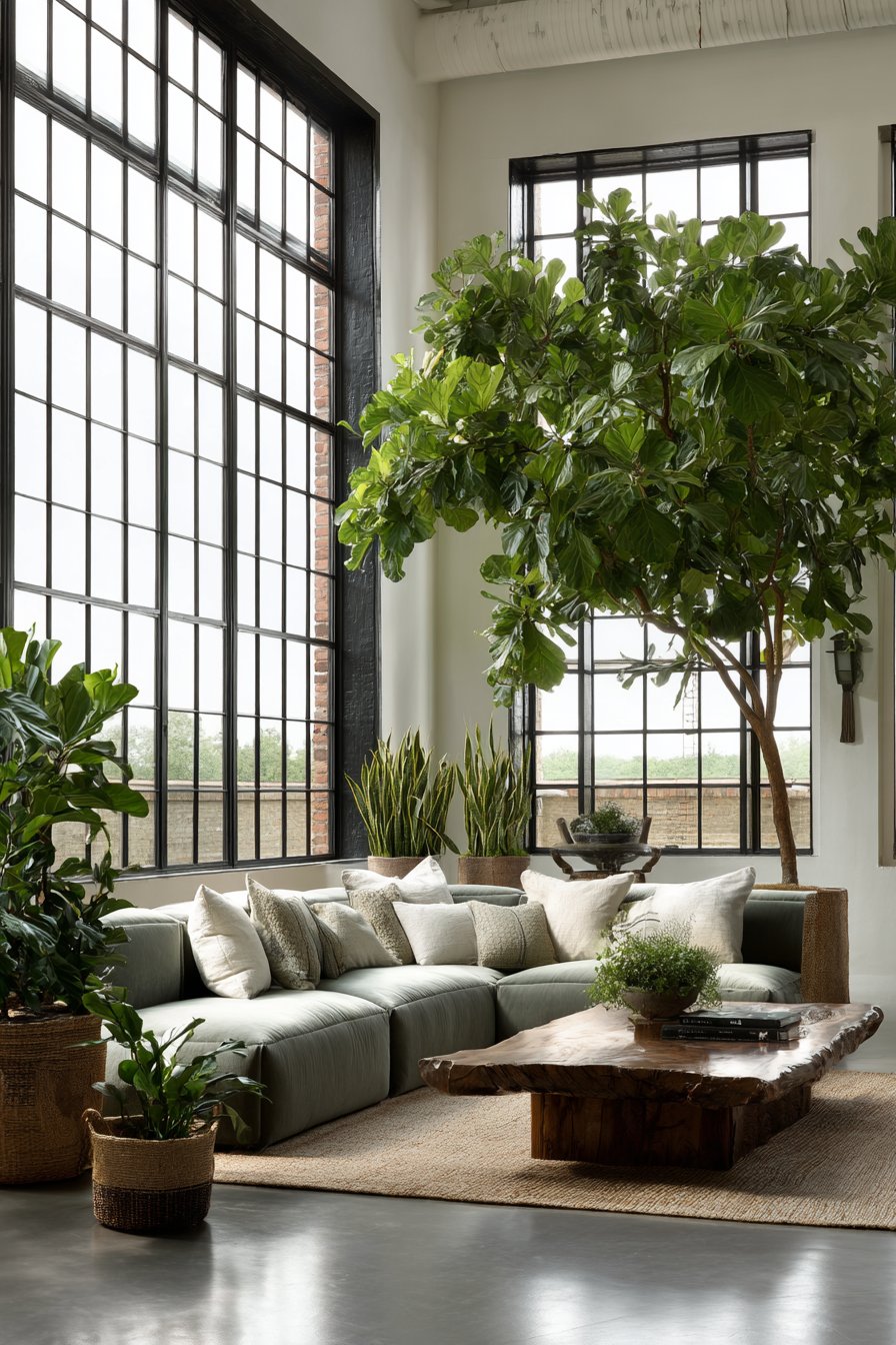 Indoor Tree as Living Sculpture