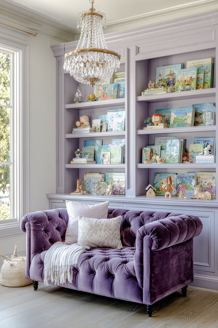 Luxurious Velvet Sitting Area