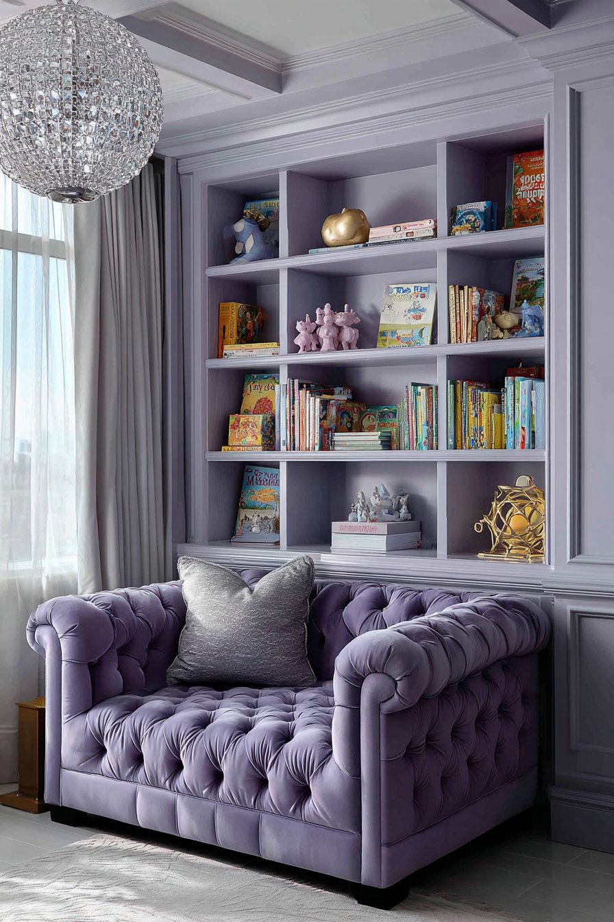 Luxurious Velvet Sitting Area