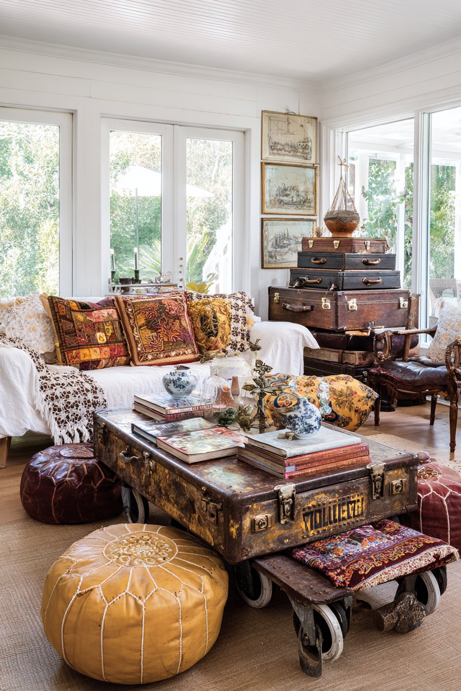 Moroccan Wedding Blanket Bohemian Seating