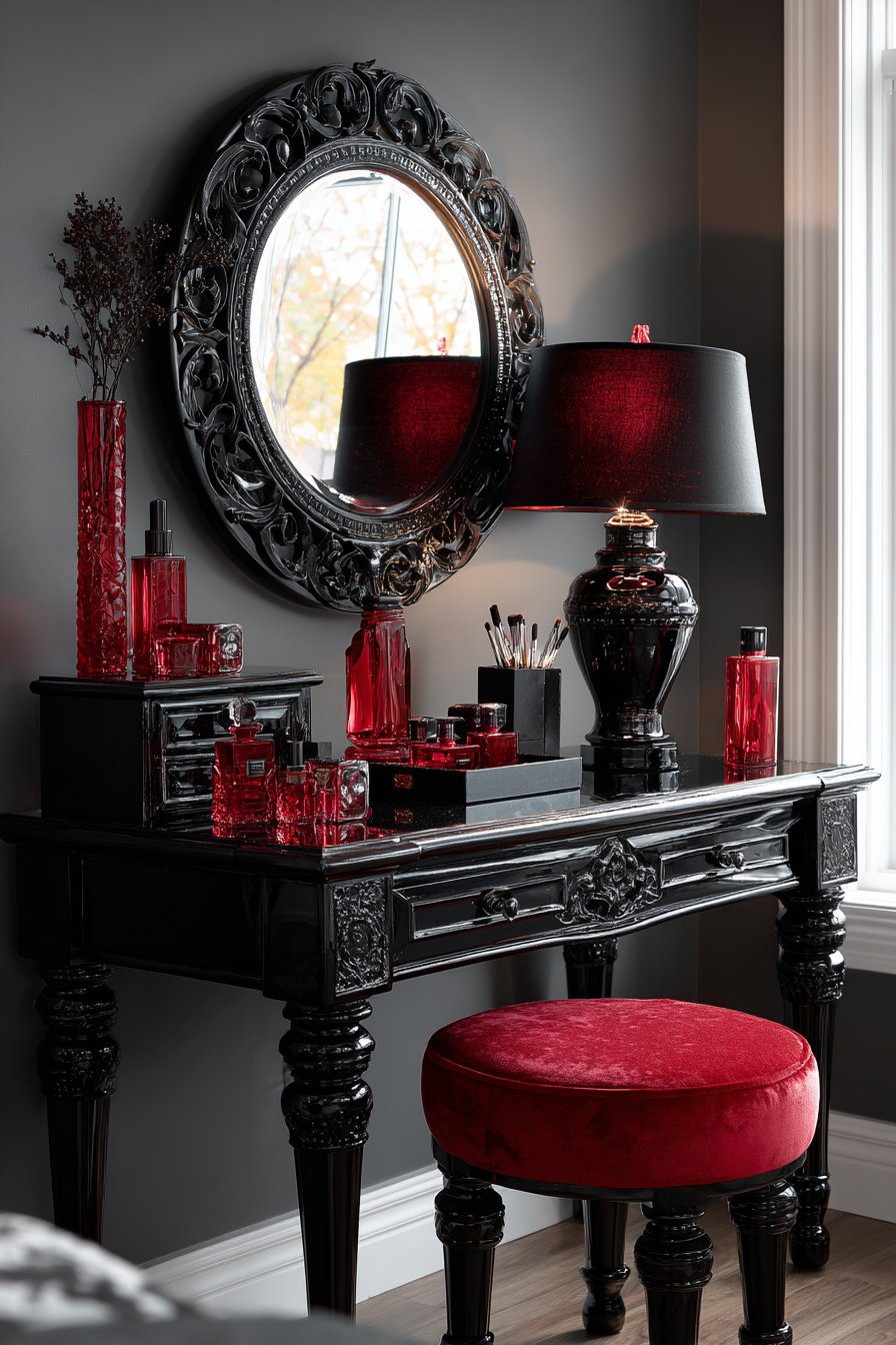 Glamorous Vanity Station Setup