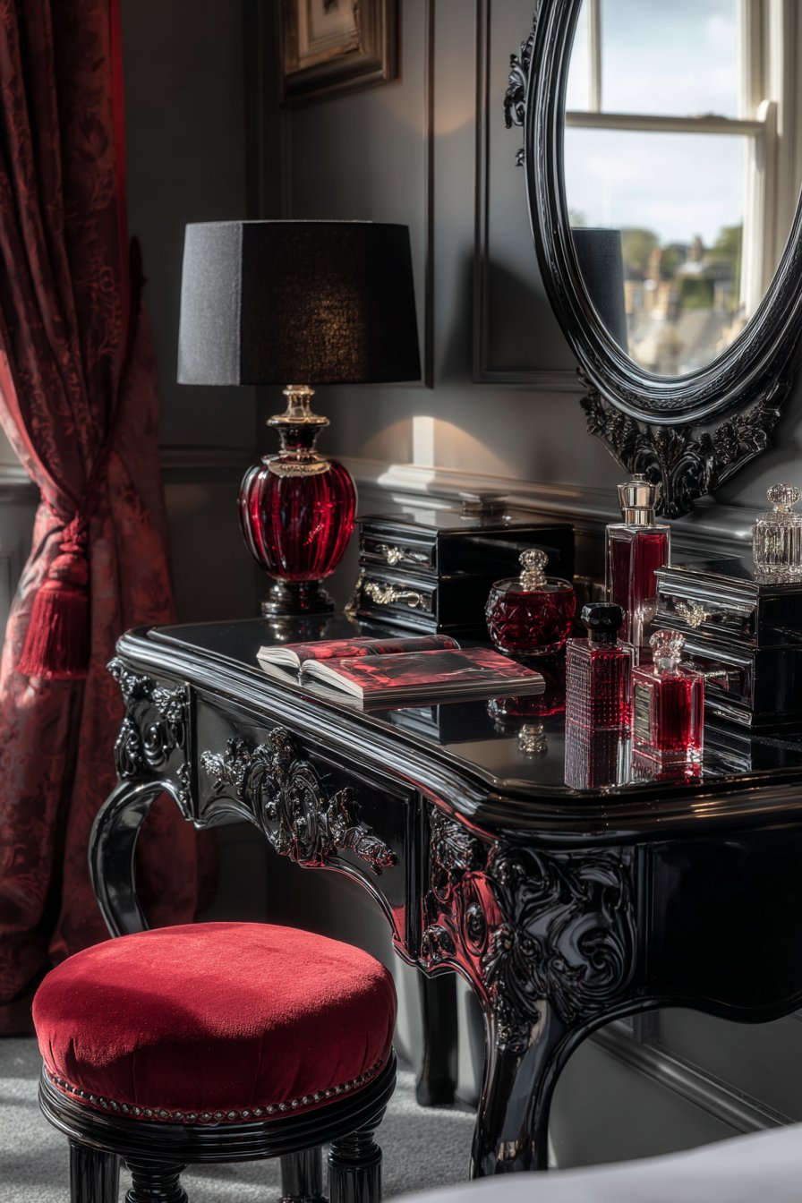 Glamorous Vanity Station Setup