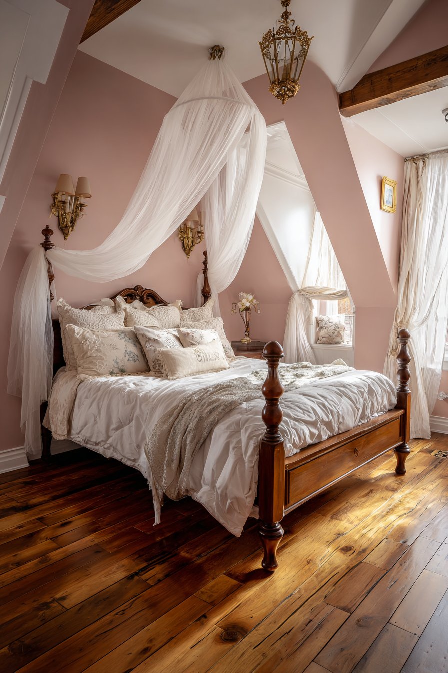 Romantic Four-Poster Bed Adaptation