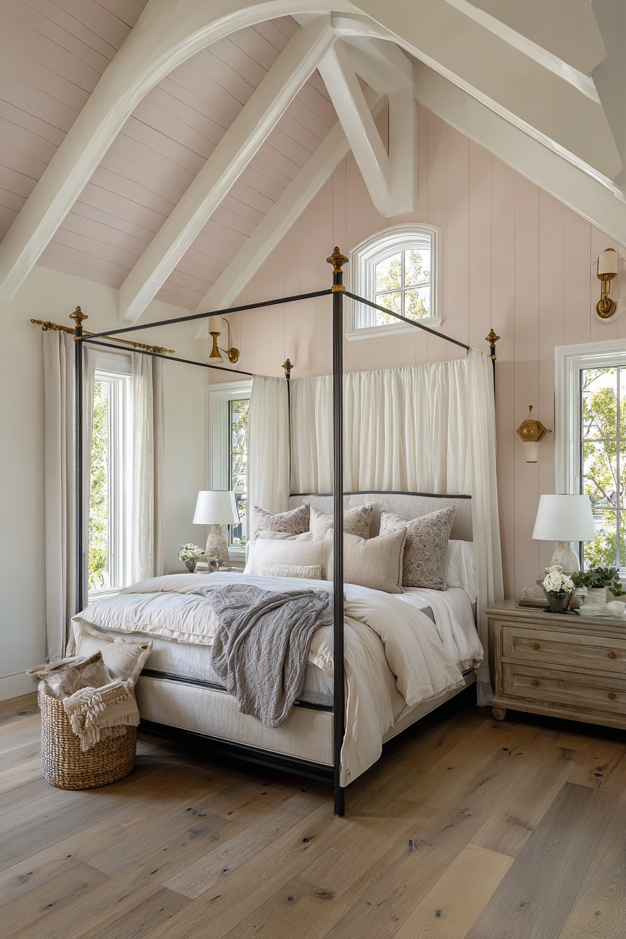 Romantic Four-Poster Bed Adaptation