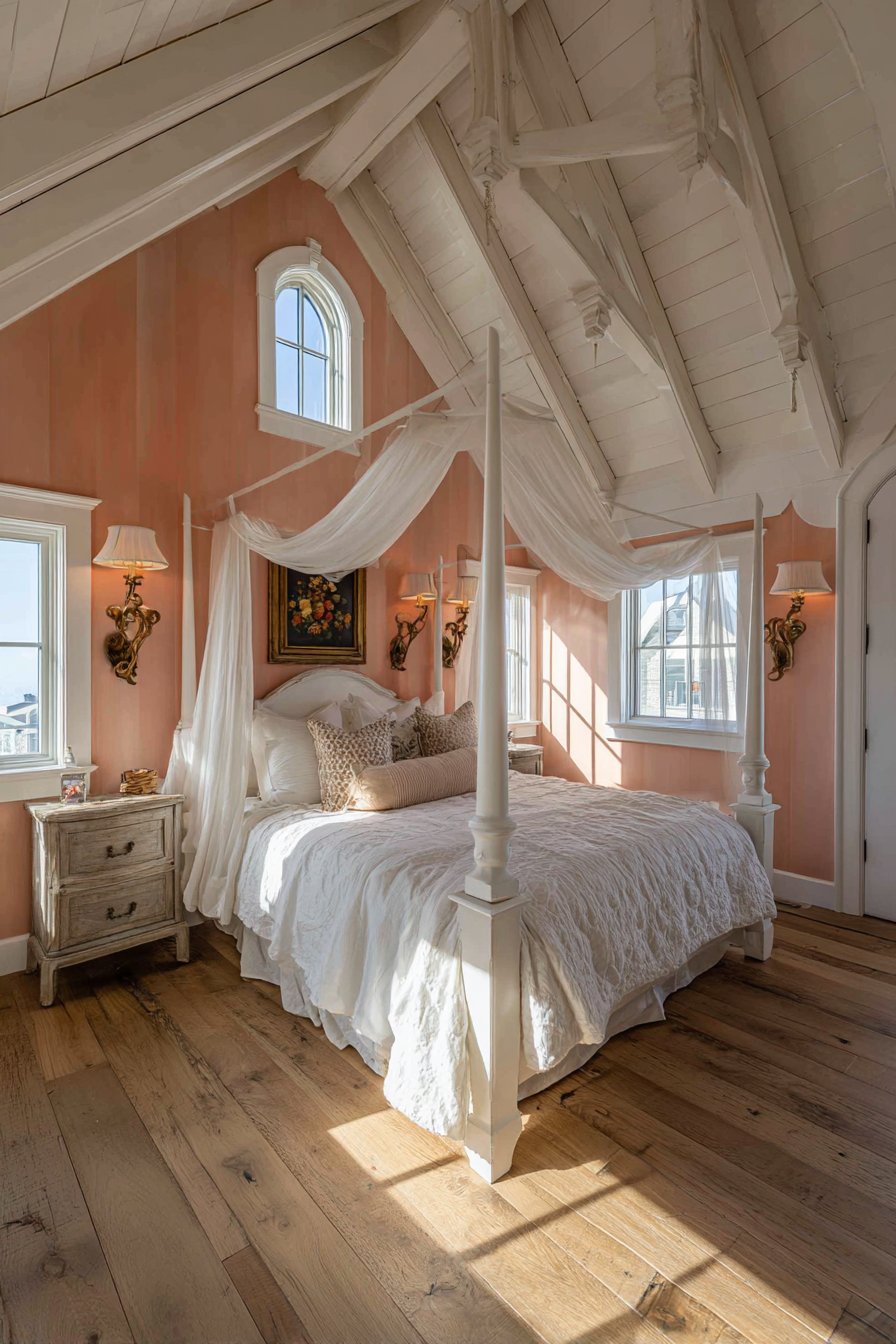 Romantic Four-Poster Bed Adaptation