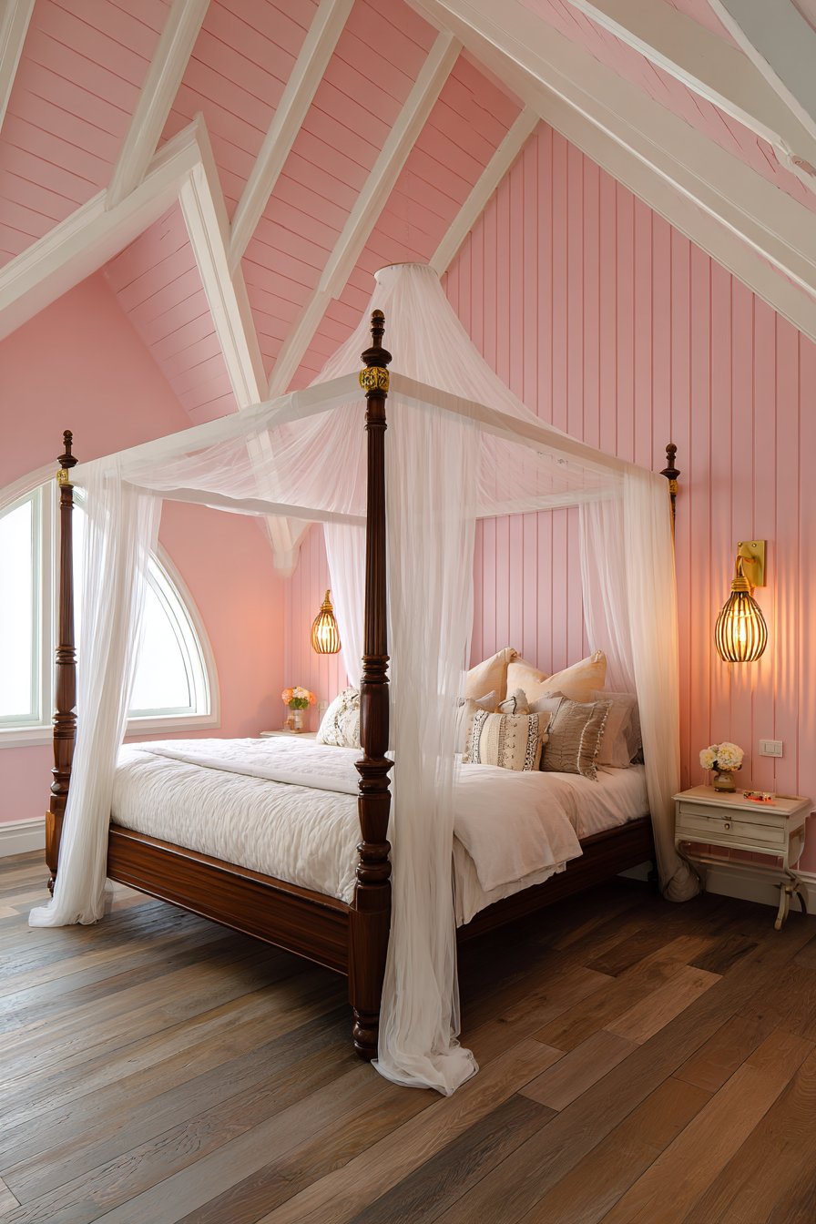 Romantic Four-Poster Bed Adaptation