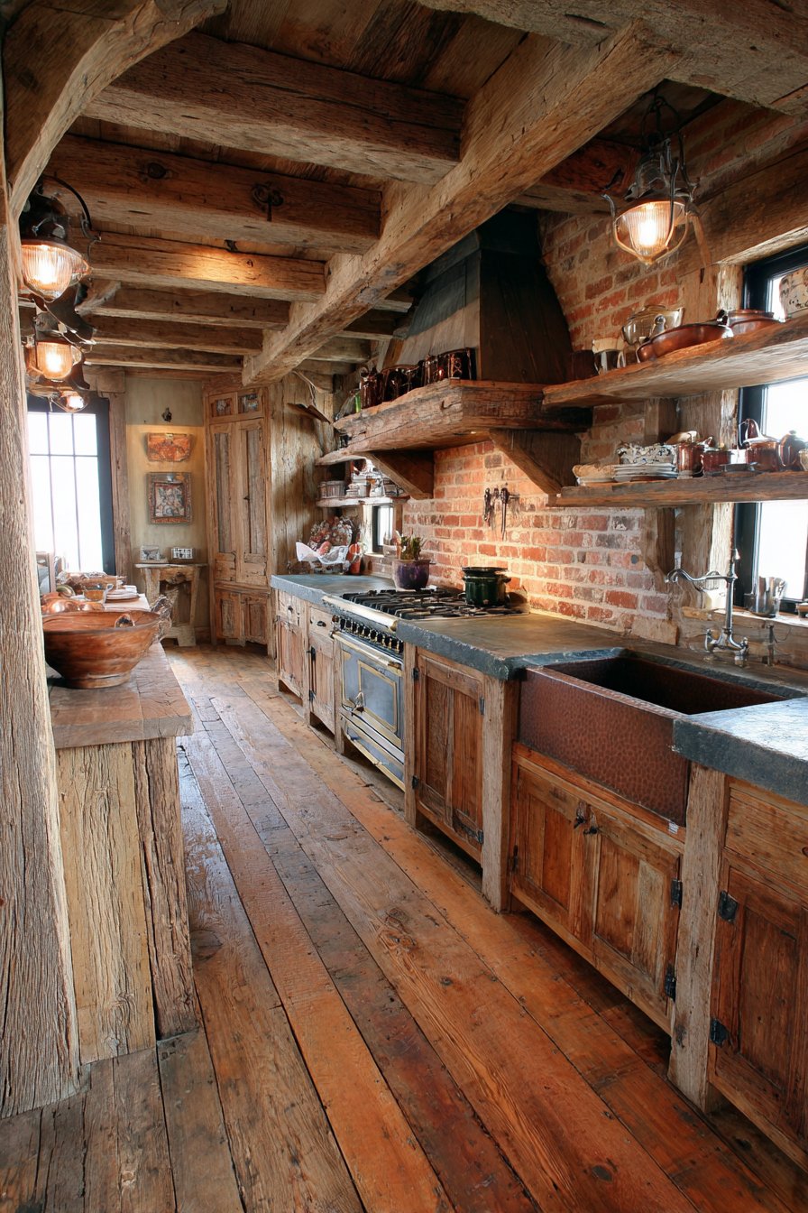 Rustic Reclaimed Wood Character