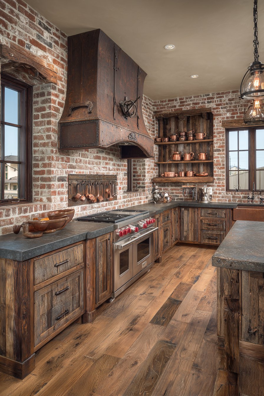 Rustic Reclaimed Wood Character