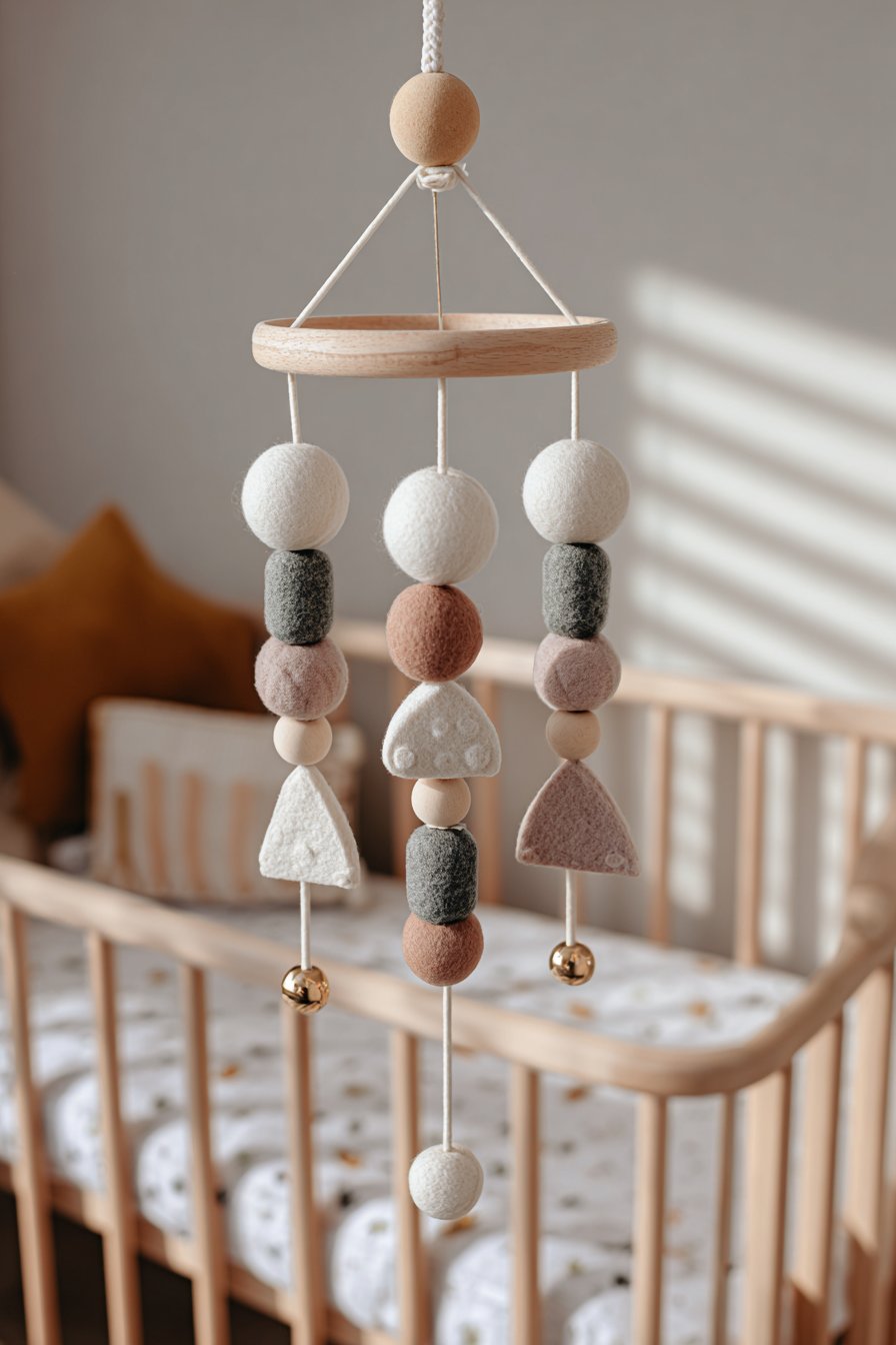 Handcrafted Mobile with Natural Elements